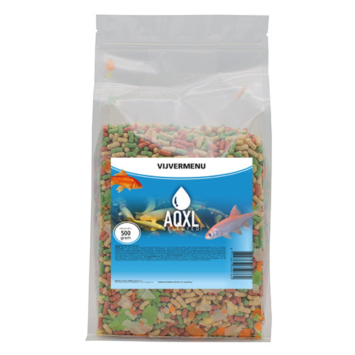 AQXLSelected Vijvervisvoer Menu L 500g | Alle soorten