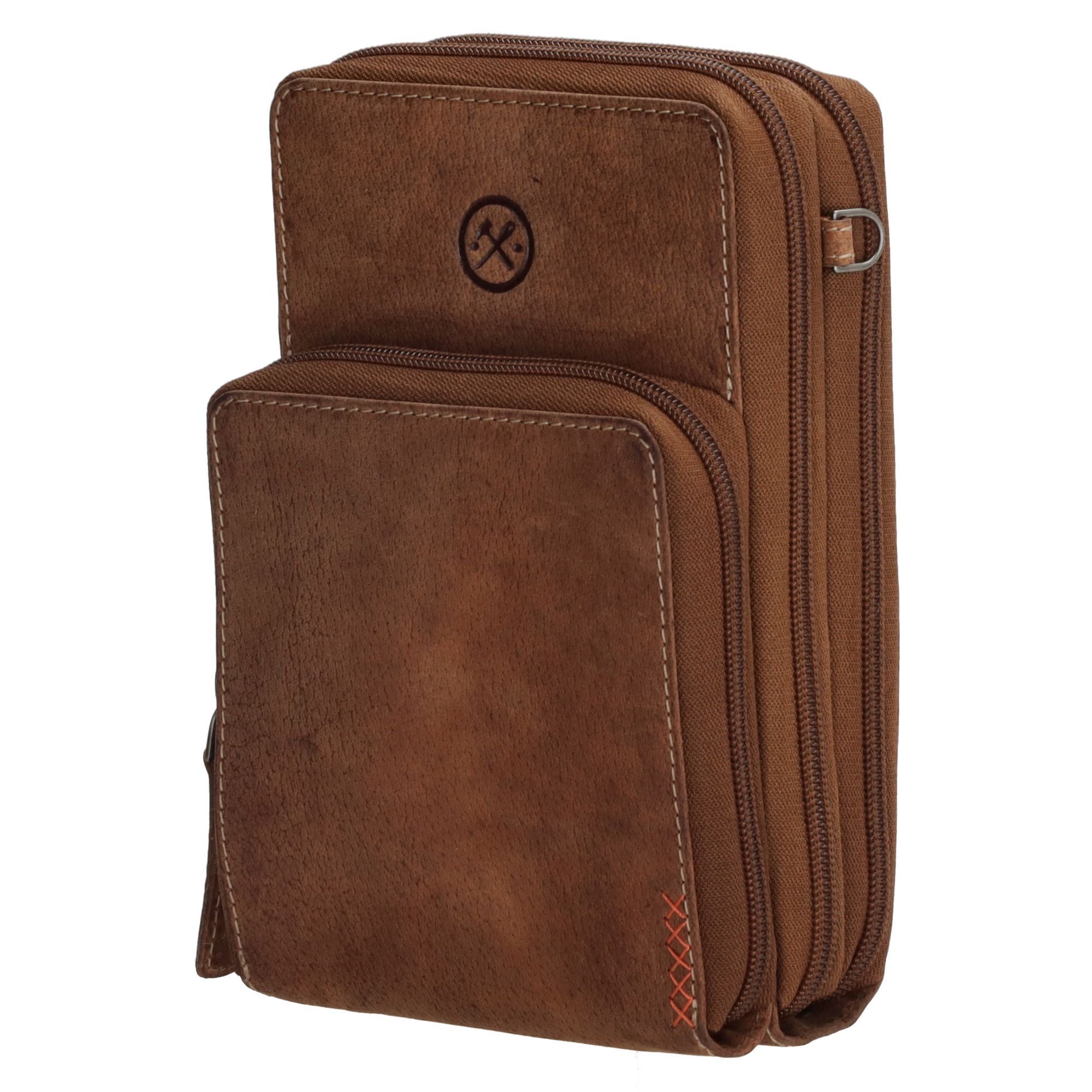 Hide & Stitches Idaho Telefoontasje Bruin
