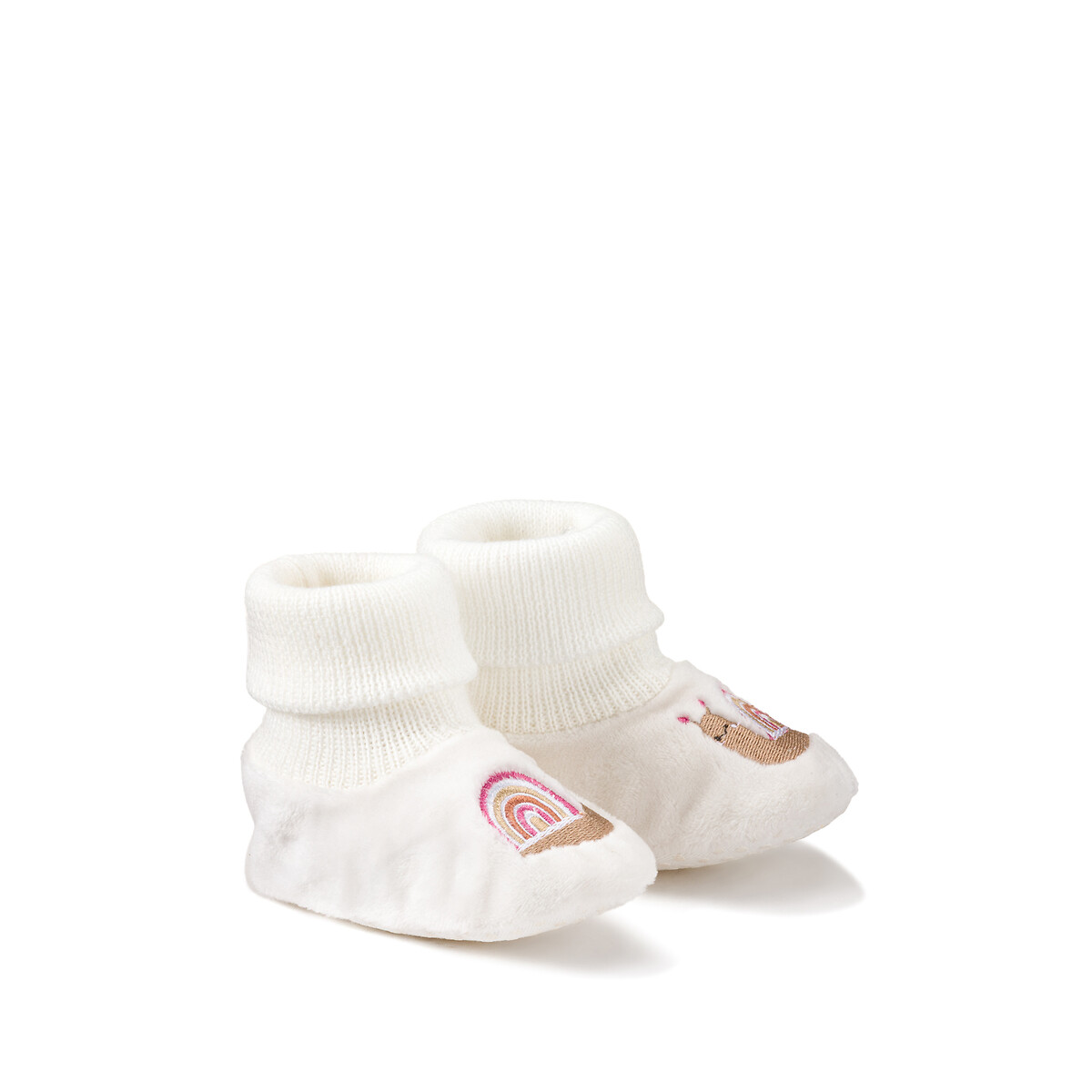 COLEÇÕES LA REDOUTE<br>Meias bordadas em veludo