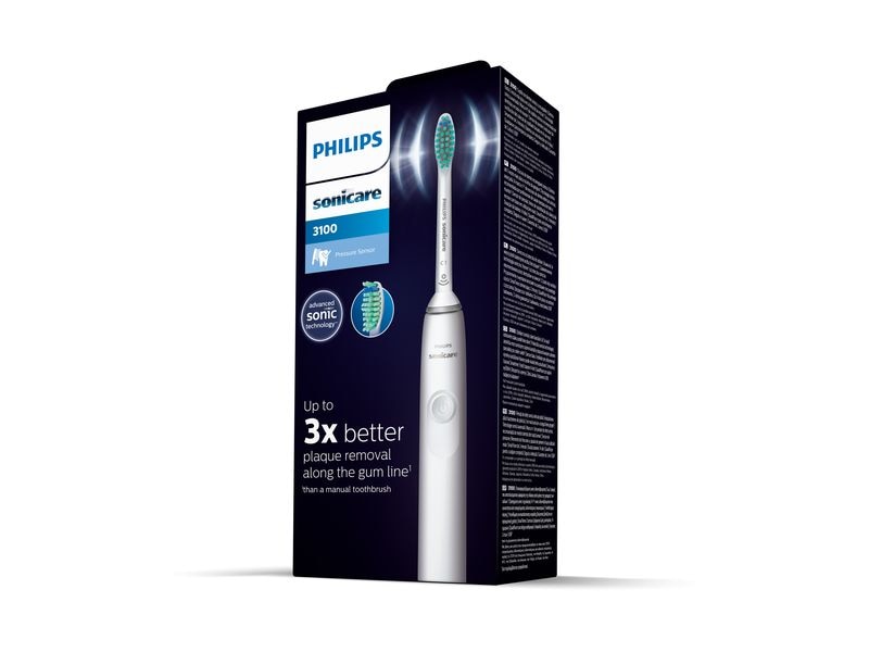 Philips Schallzahnbürste Sonicare Series 3100 HX3671/13 Wei Elektrische Zahnbürste