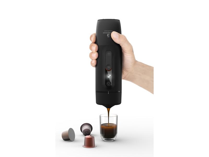 Handpresso Reisekaffeemaschine Auto Capsule Nespresso Kapse Frischen Kaffee direkt im Auto zubereiten