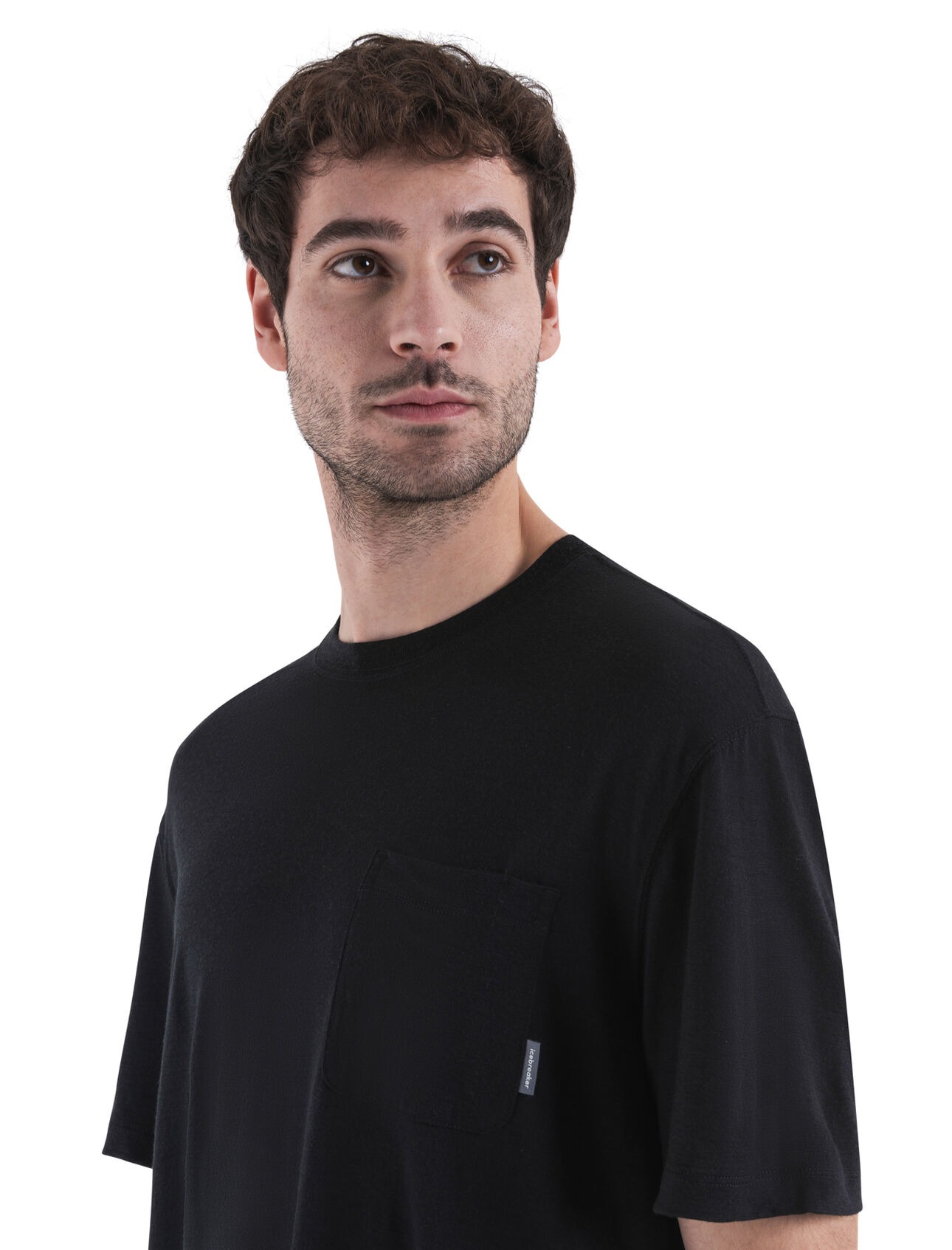 Merino 150 Tech Lite III SS Relaxed Herre Black