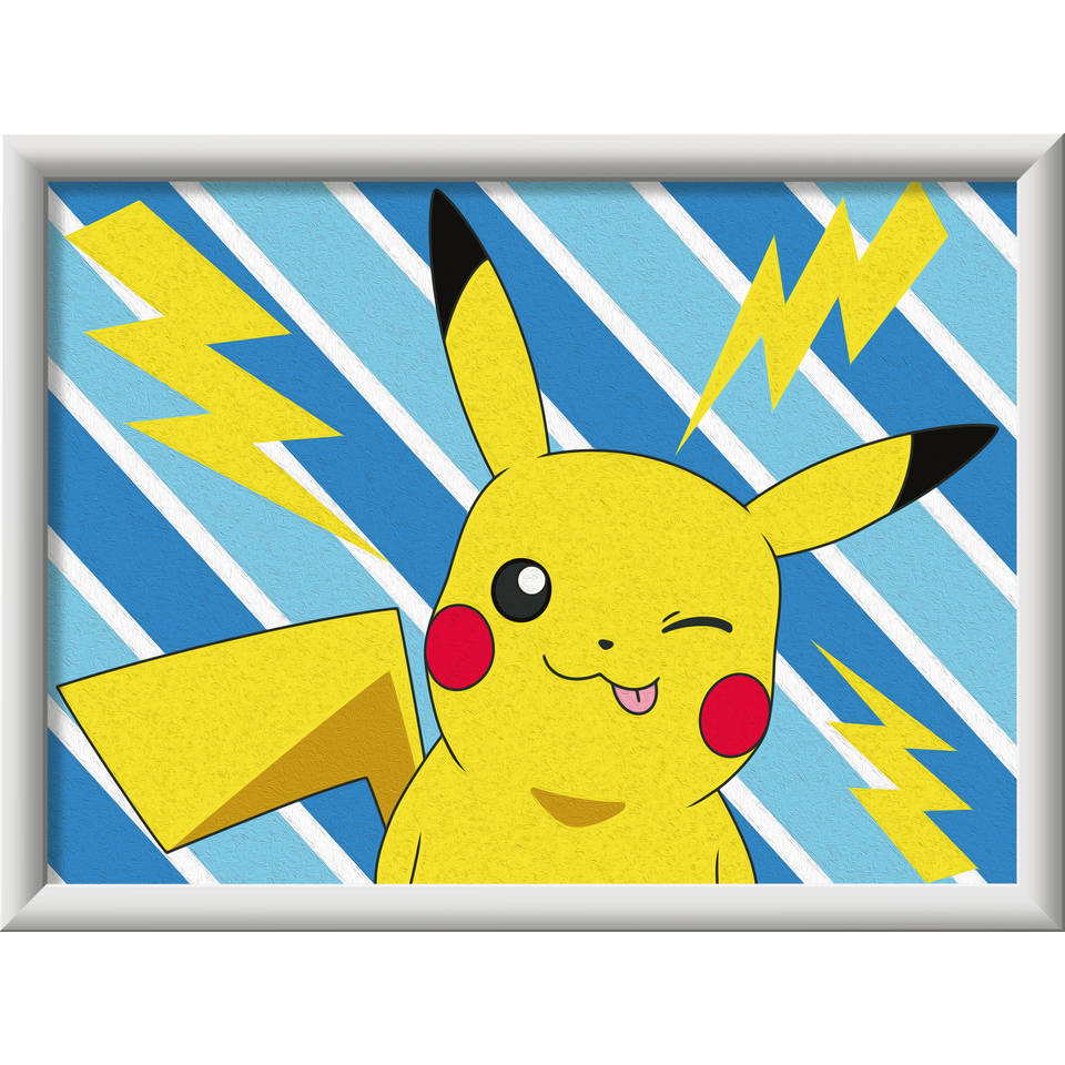 Ravensburger CreArt schilderen op nummer cheeky Pikachu