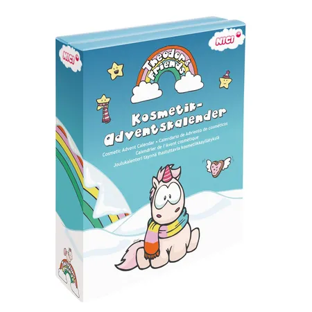 NICI Theodor & Friends Kosmetik-Adventskalender Winterzauber