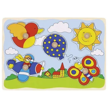 goki Steckpuzzle draußen, 5 Teile