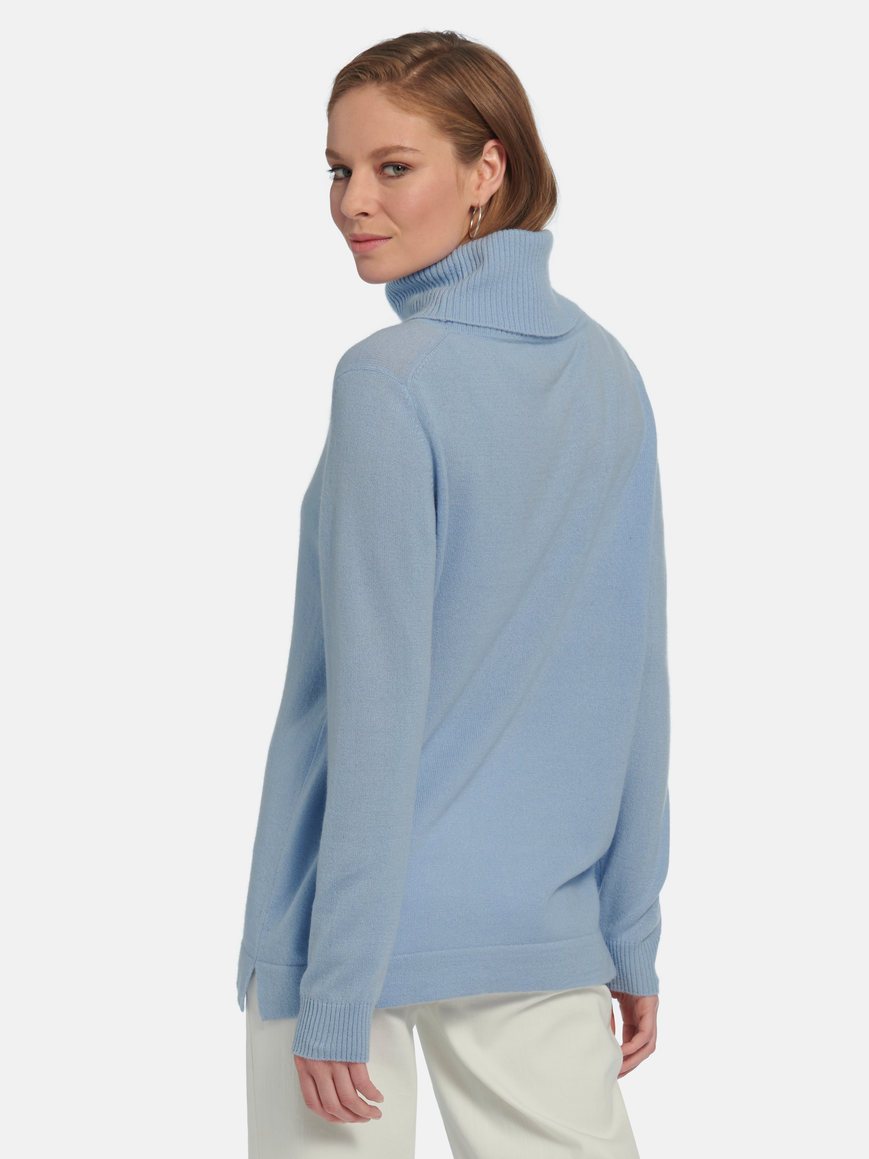 Rollkragen-Pullover aus 100% Premium-Kaschmir