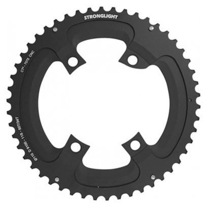 PLATEAU ROUTE 4BRA D.110 POUR SHIMANO DURA-ACE 9100 STRONGLIGHT 50DTS EXTERIEUR NOIR CT2  11V. POUR INTERIEUR 34DTS