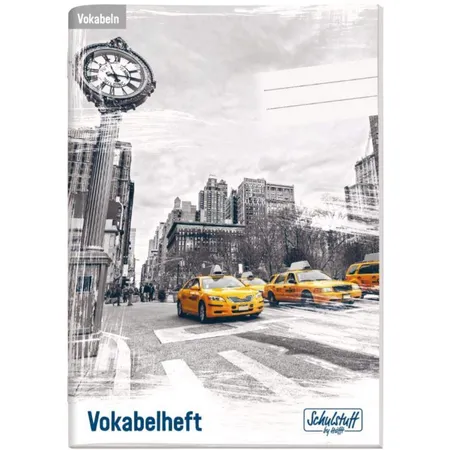 Häfft Verlag Schulstuff Vokabelheft A5, 1 Stück, 4-fach sortiert