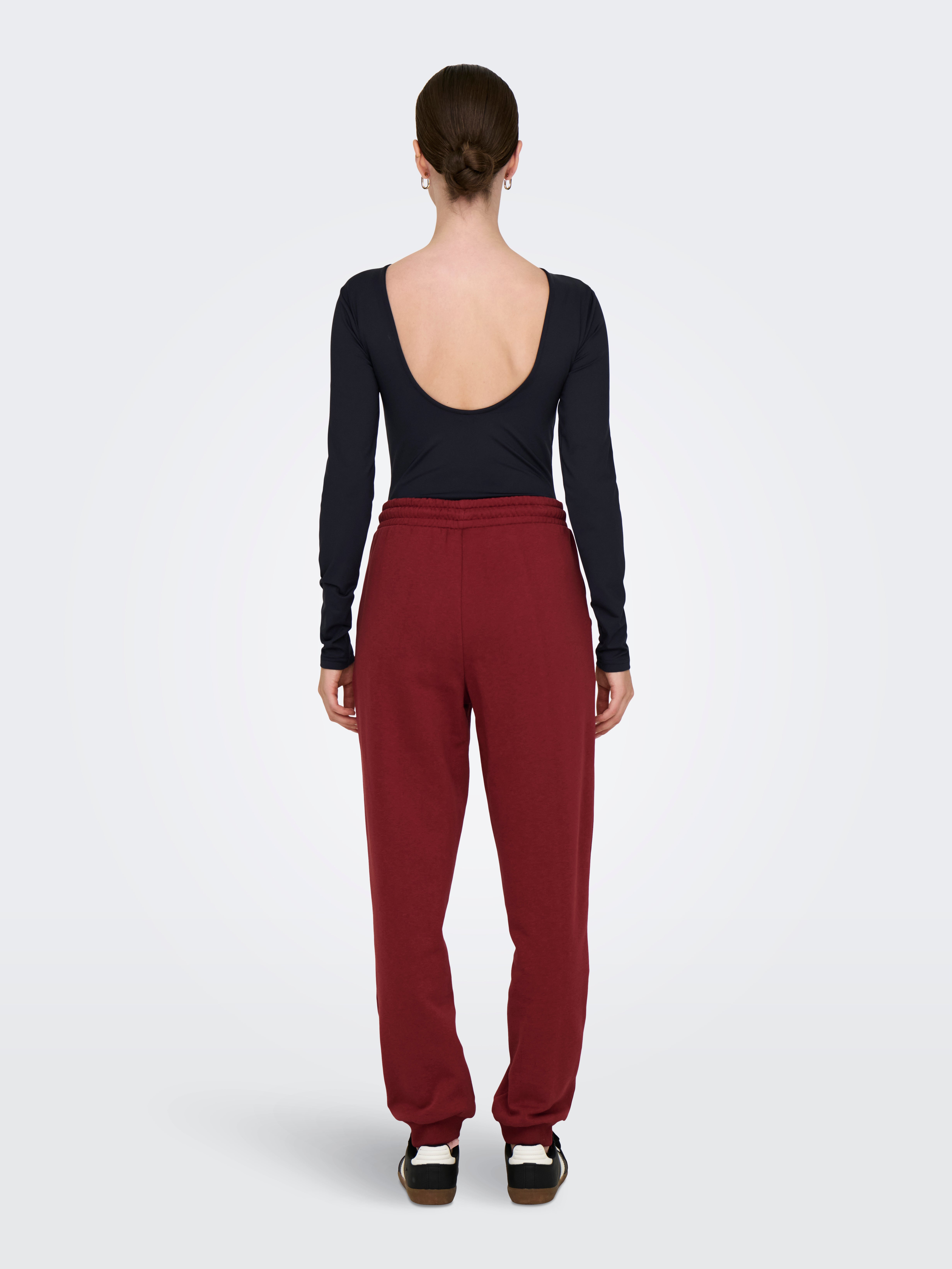ONPLUX Hohe Taille Normal geschnitten Jogginghose Sun-Dried Tomato
