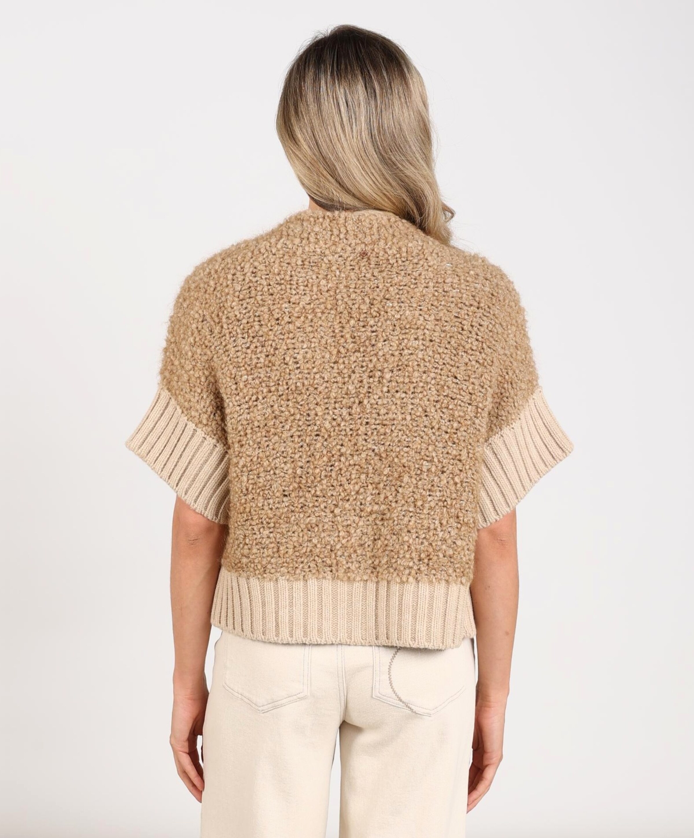 Nukus Dames vest beige