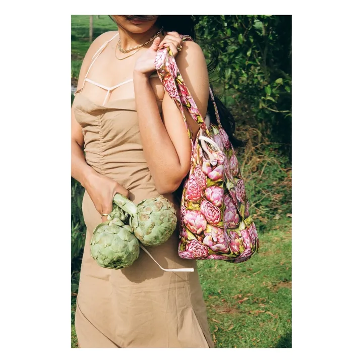Kabas Sac Groceries avec doublure isotherme | Rose