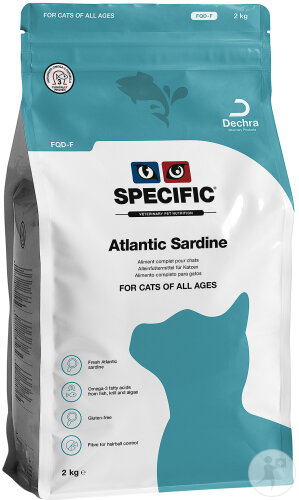 Specific FQD-F Atlantic Sardine Aliment Complet Pour Chats 3x2kg