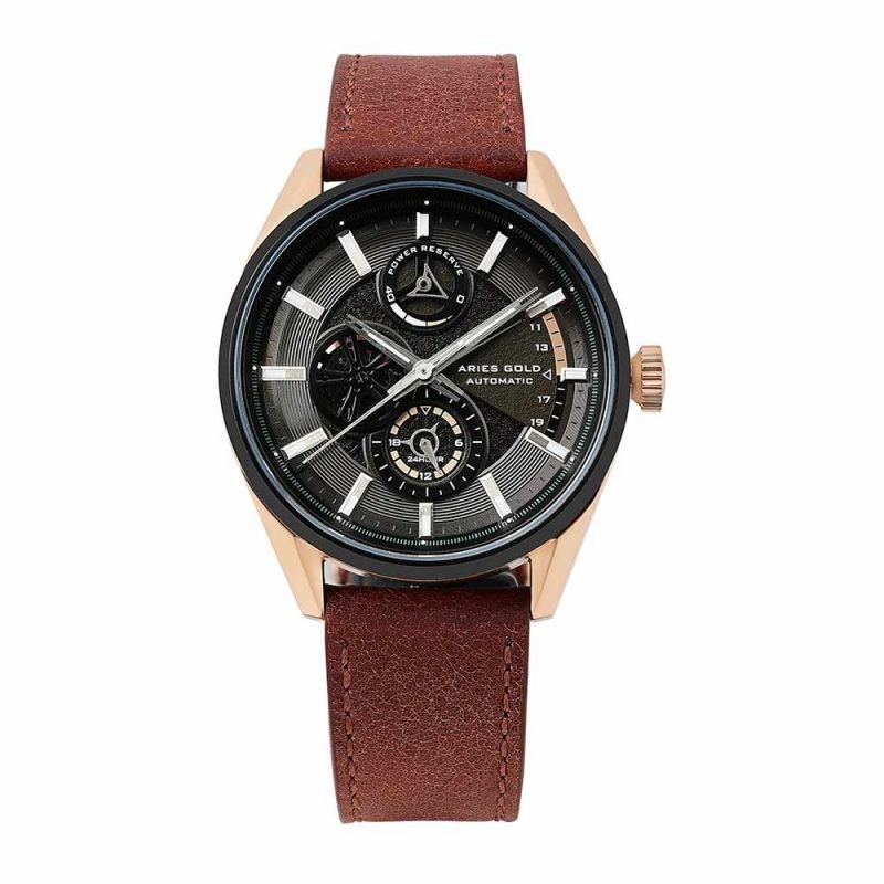 Montre Homme AriesGold Roadster G 9021 RGBK-BR