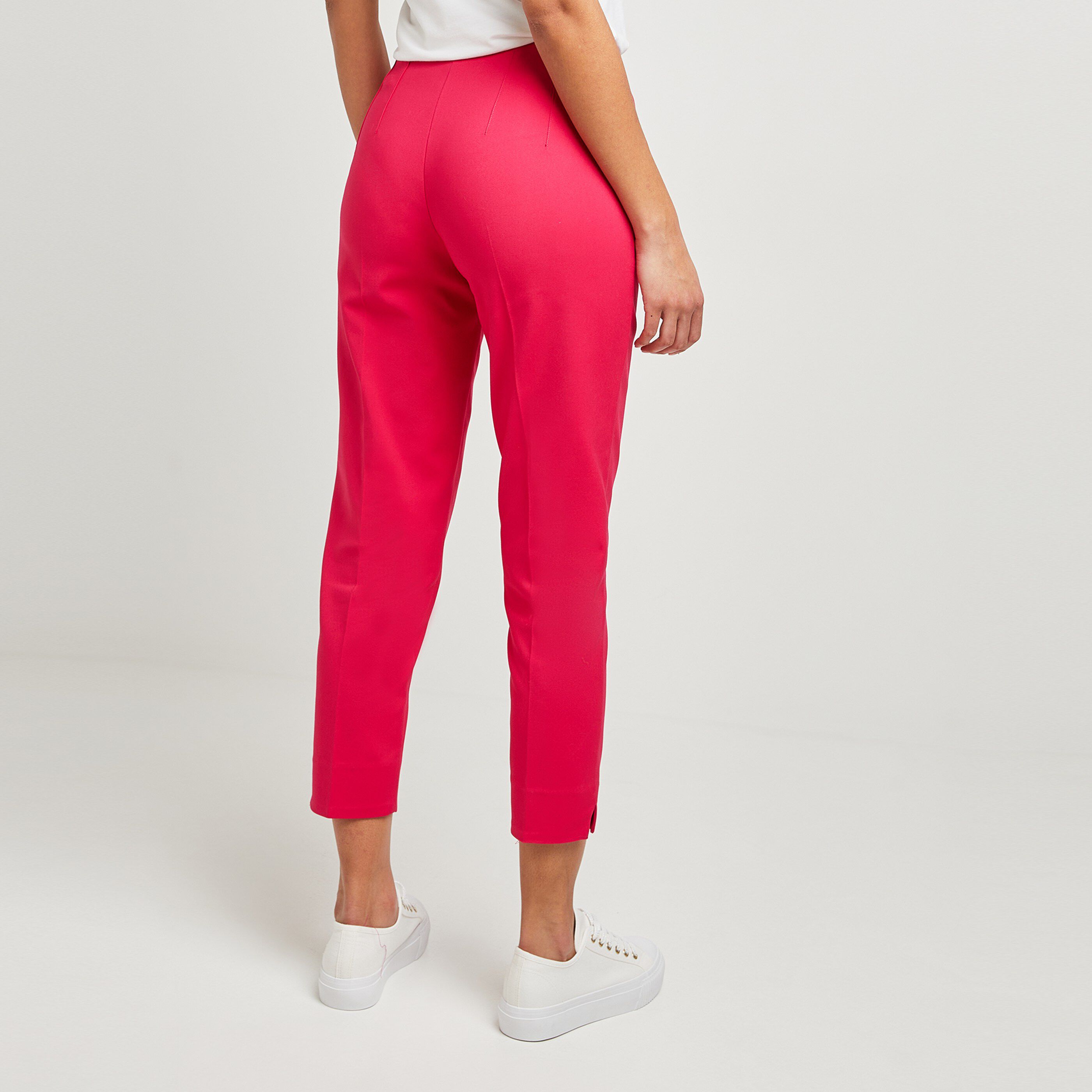 Pantalon cigarette femme - ROSE
