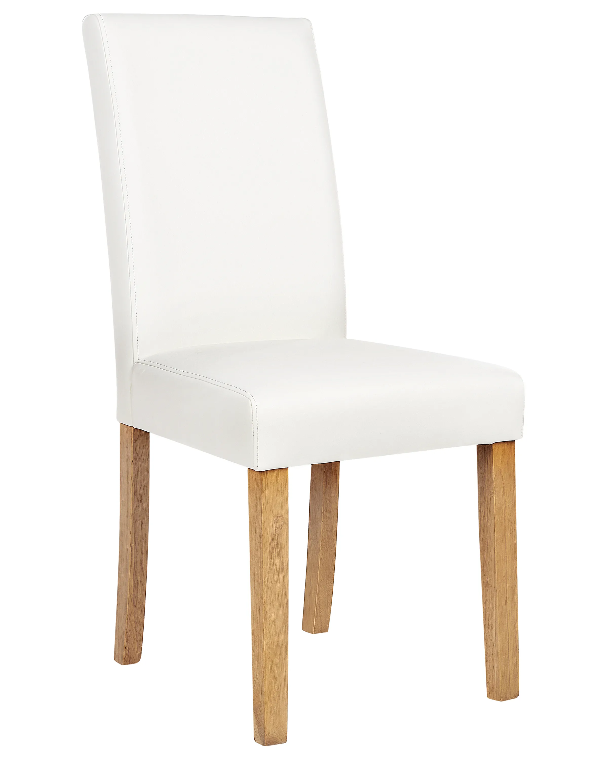 Set van 2 eetkamerstoelen BROADWAY Kunstleer Wit