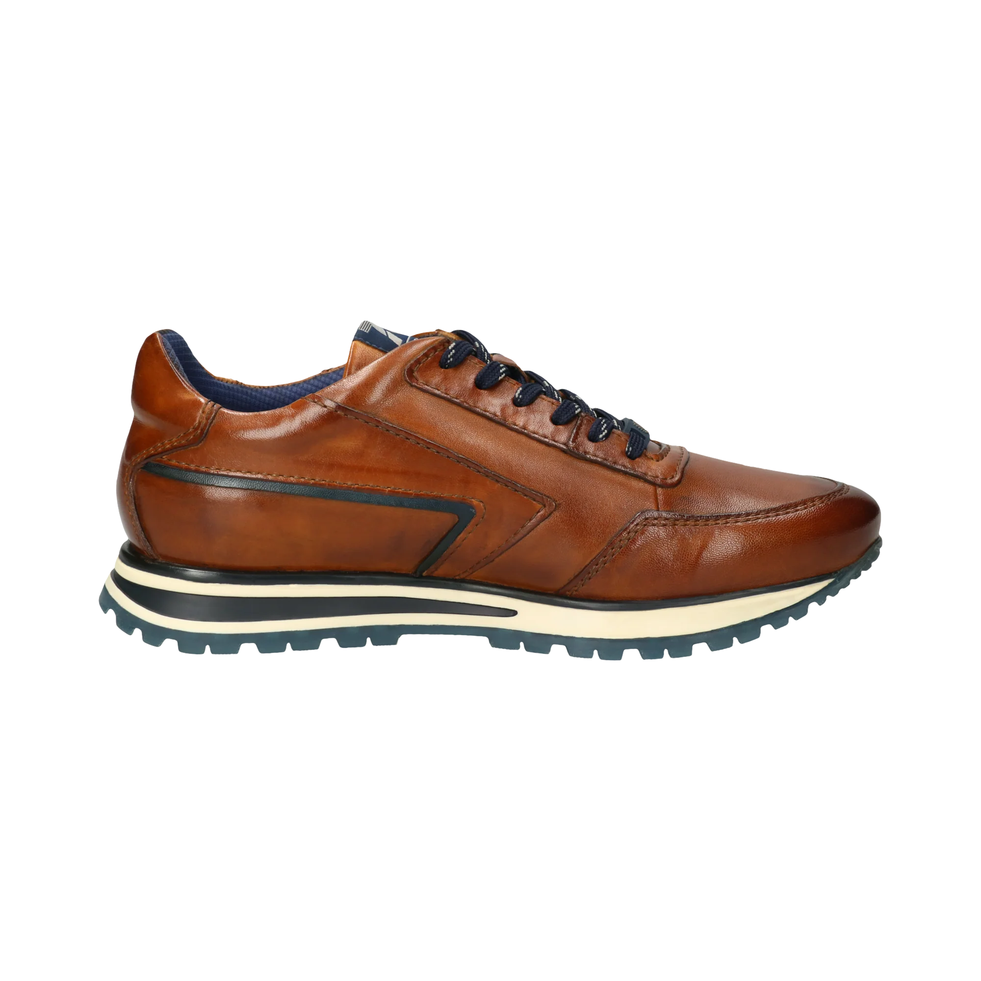 Leder Sneaker cognac