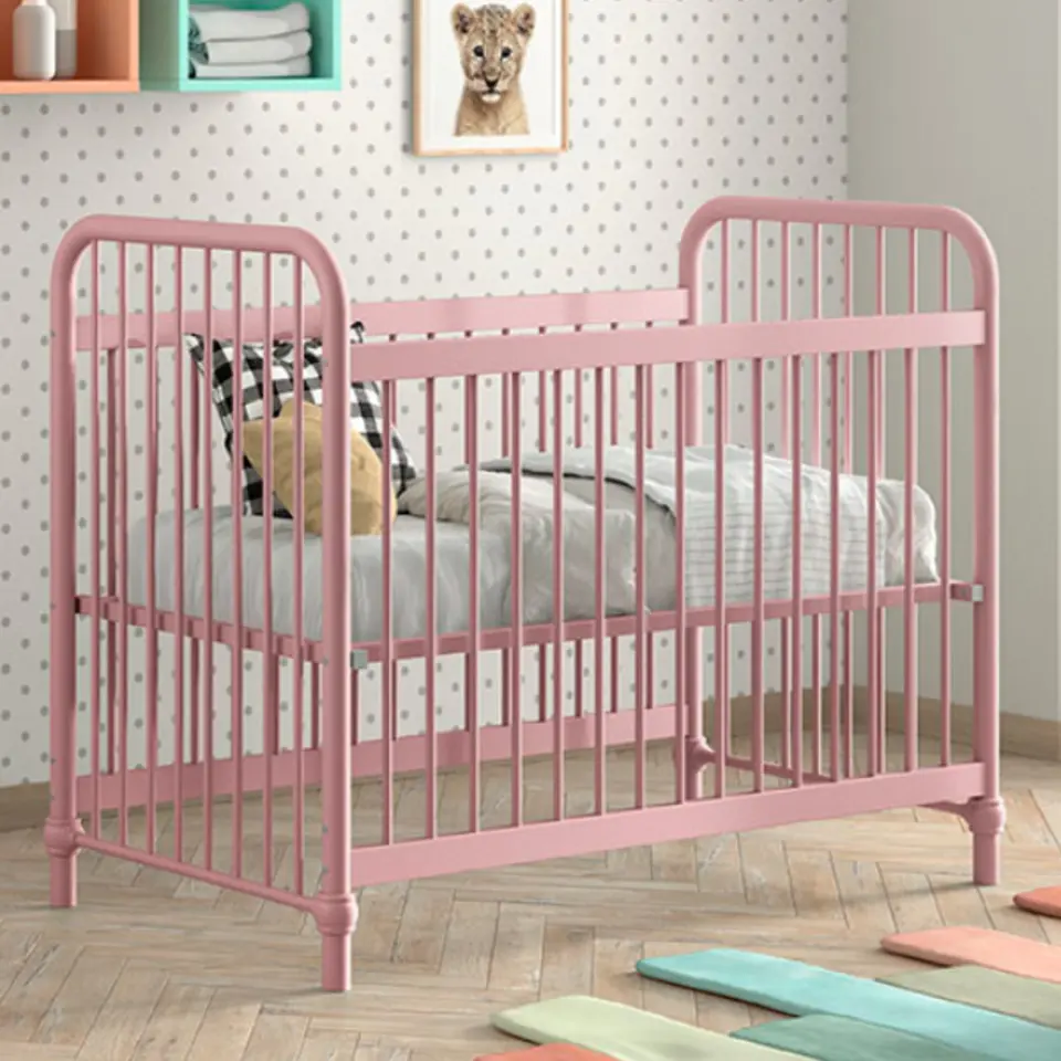 Vipack Babybed Bronxx - 60x120cm - misty pink