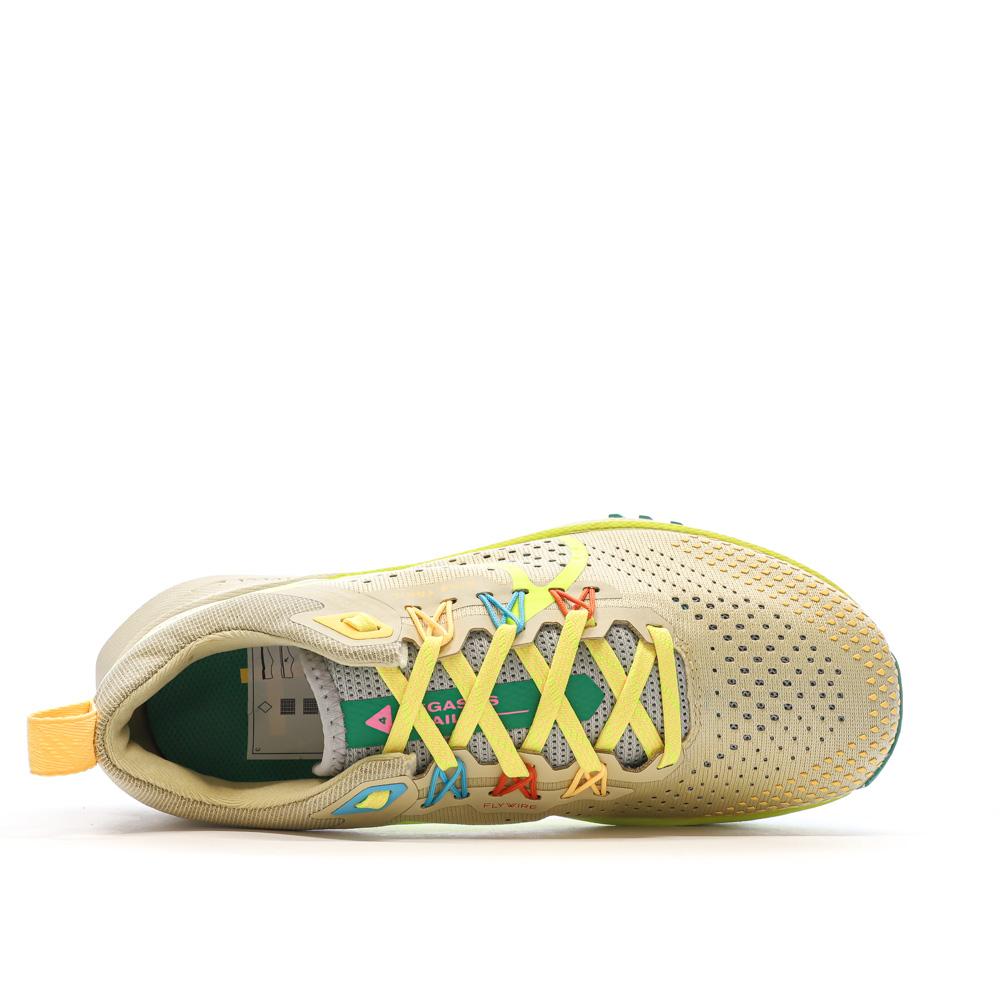 Nike Chaussures de Trail Beige/Jaune Femme Nike React Pegasus