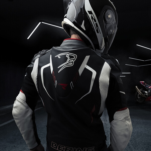 Bering - Blouson Fight-R Noir / Gris / Blanc / Rouge