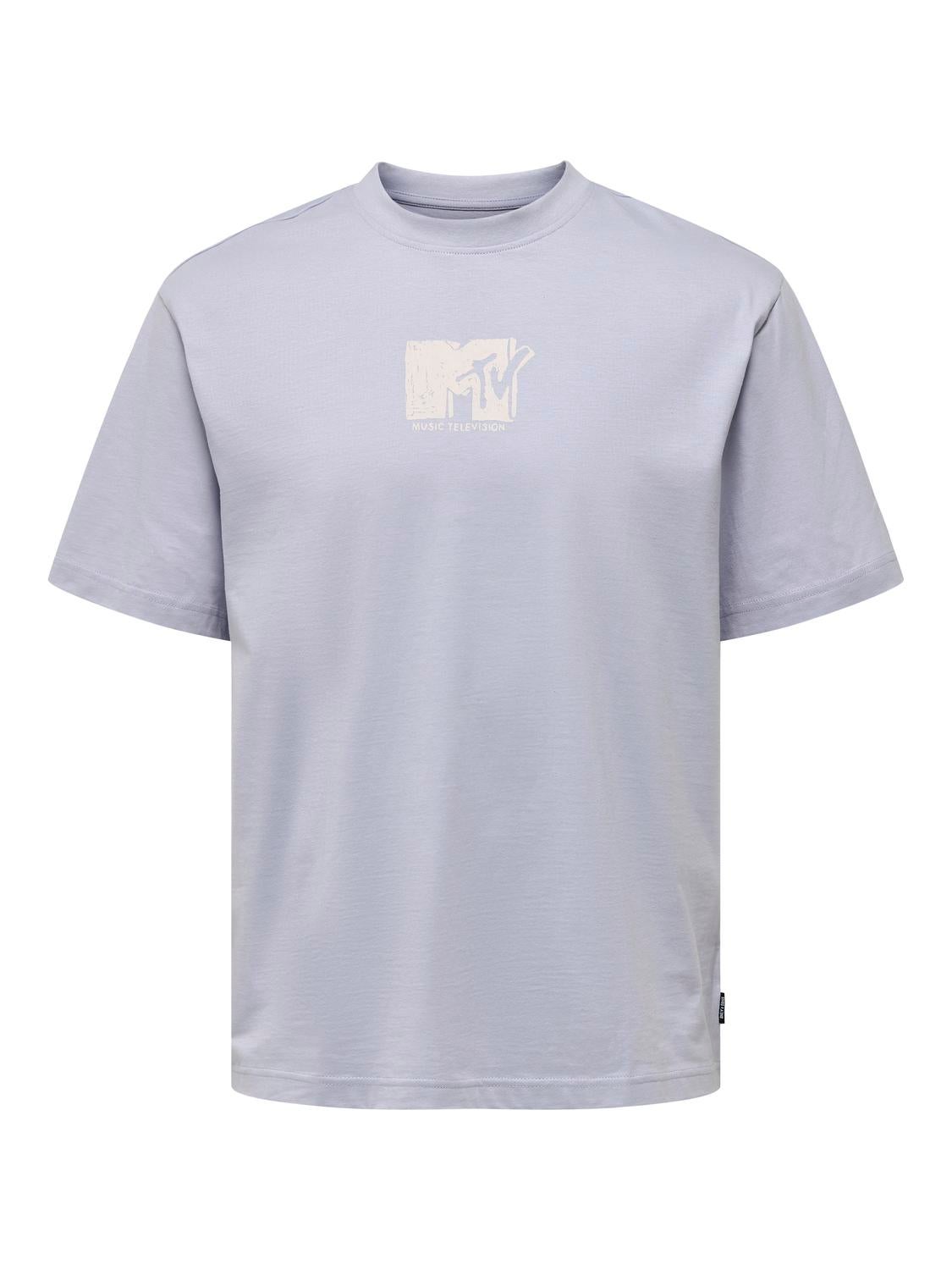ONSMTV T-shirt Icelandic Blue