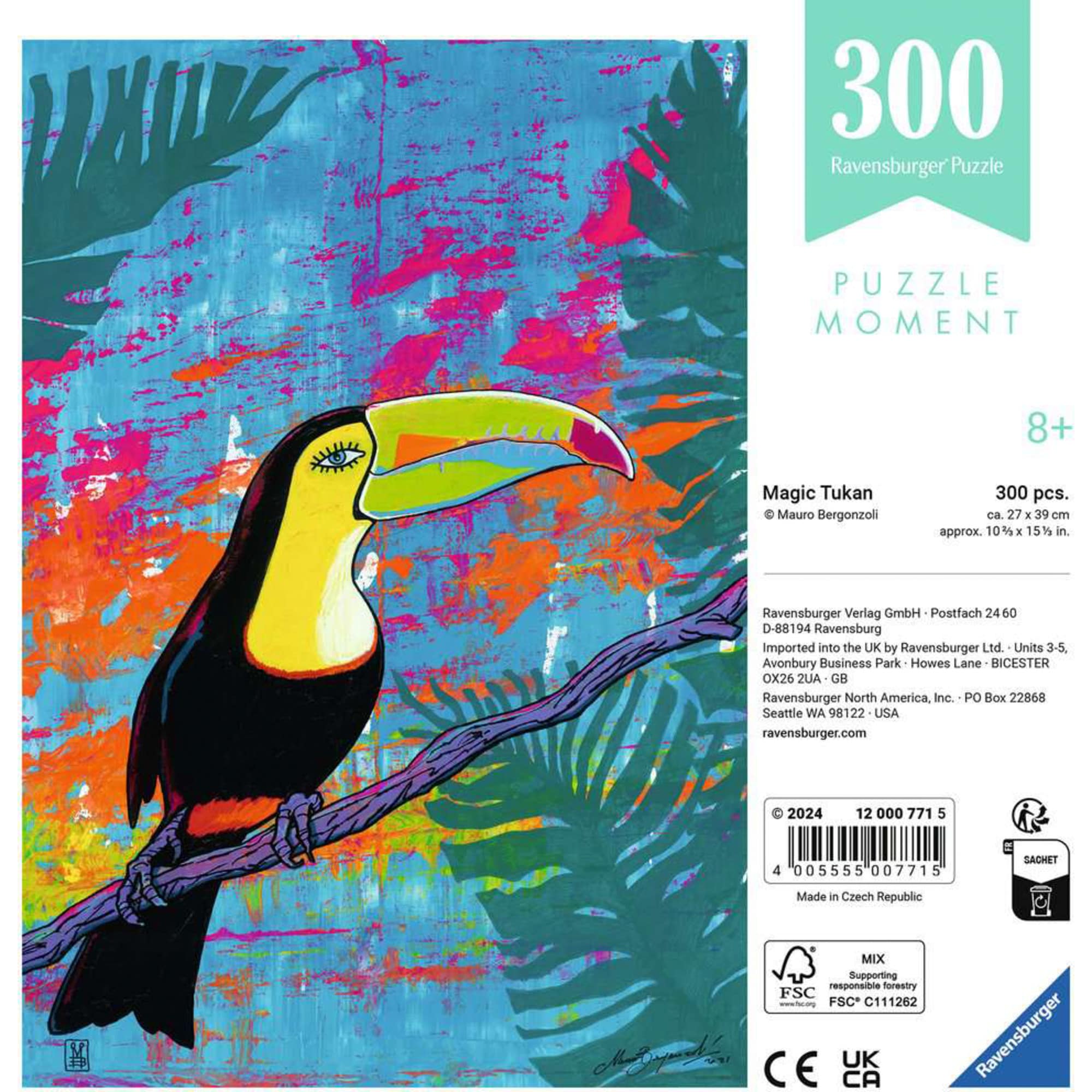 Ravensburger Puzzle Puzzle Moments - Magic Tukan 12000771