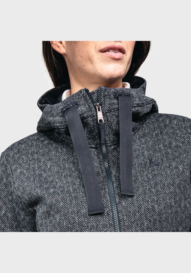 Schöffel Fleecejacke »Fleece Hoody Aurora L« mit Kapuze