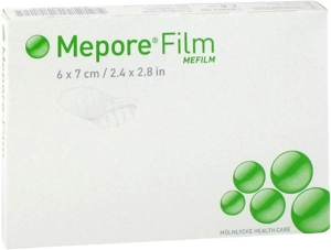 MEPORE FILM Folienverband steril 6cmx7cm, 10 Stück