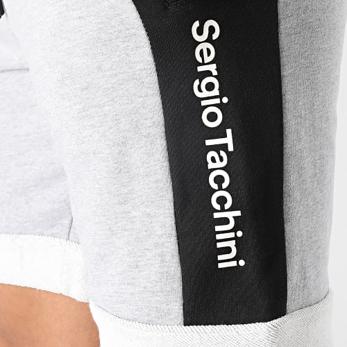 Short Jogging A Bandes Vunkan Gris Chiné
