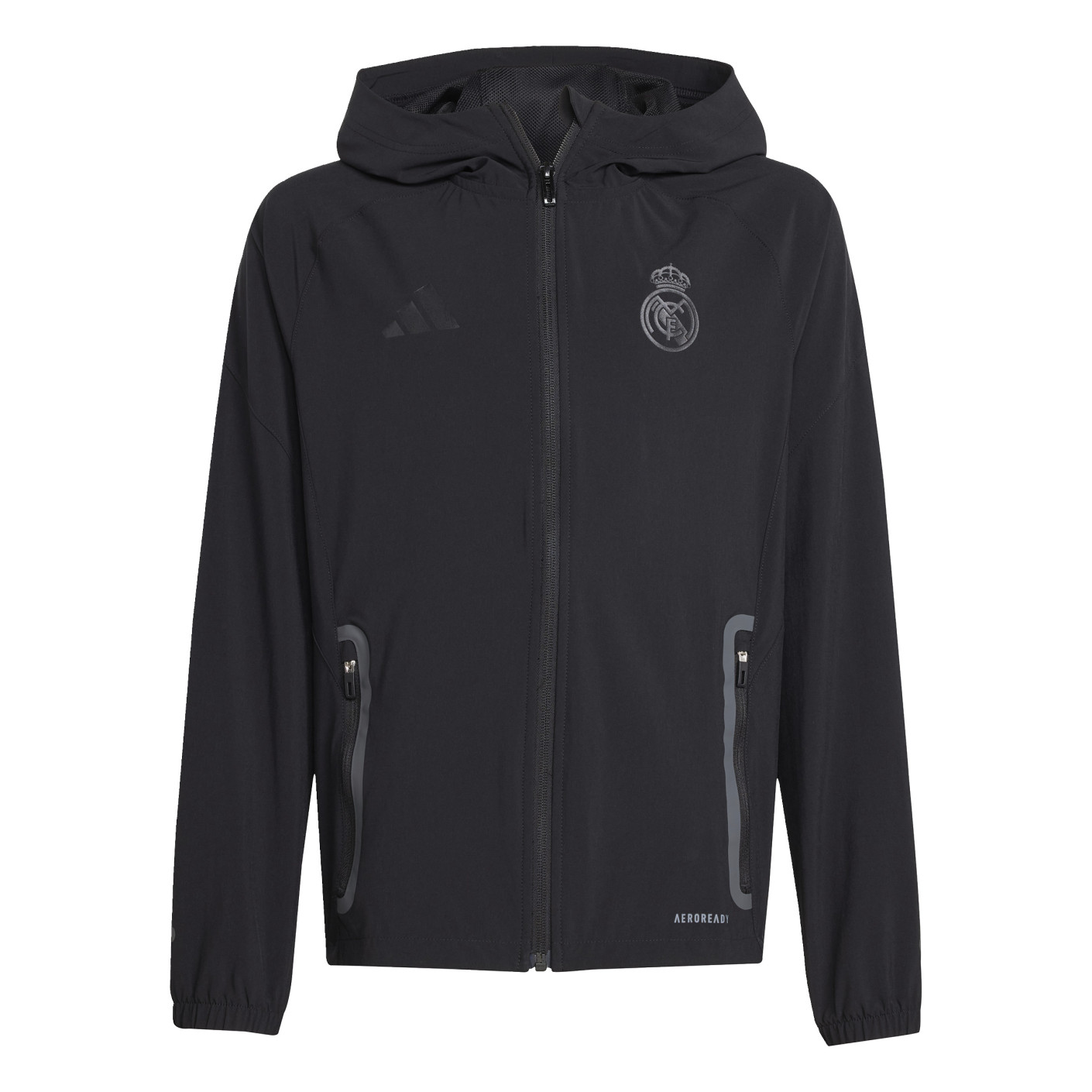 Adidas Real Madrid Vis Tech Vest 2024-2025 Kids Zwart