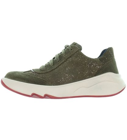 Superfit Schuhe - Tex - Armygrün m. Goldglitzer