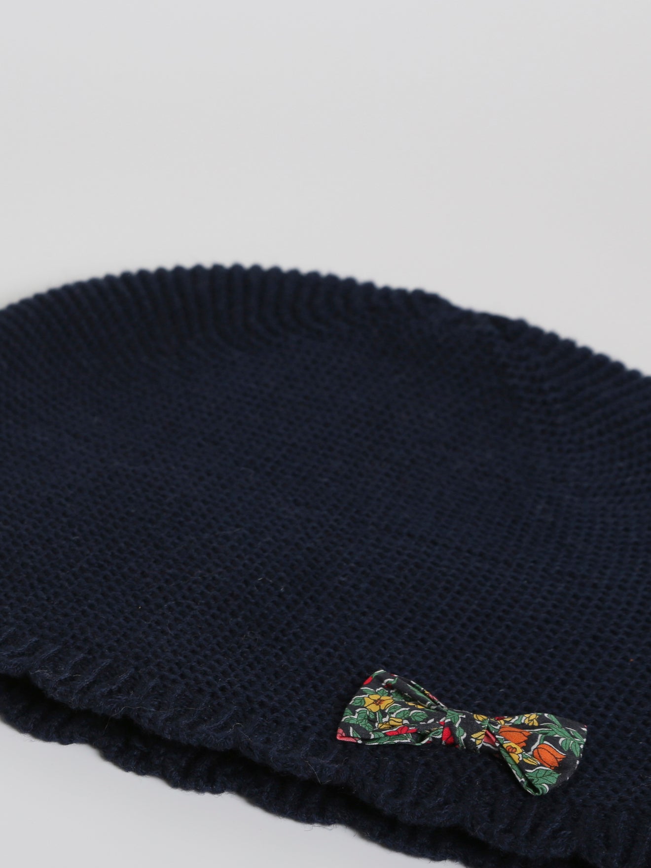 Bonnet noeud en tissu Liberty Fille