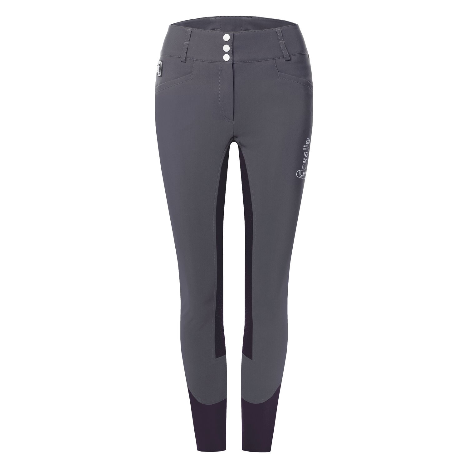 Cavallo Vollbesatz-Reithose CAVALCELINE X Grip - twilight graphite
