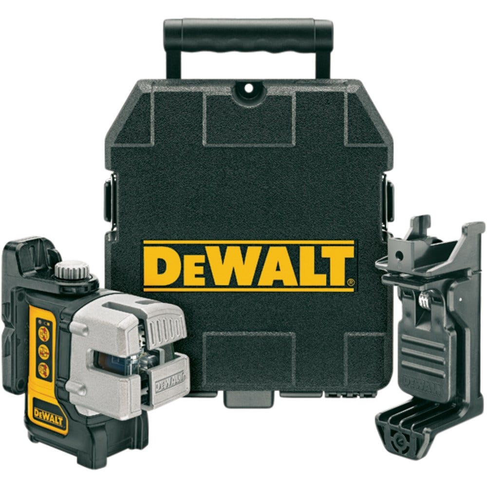 Nível a laser multilinhas DEWALT com feixe vermelho DW089K-XE