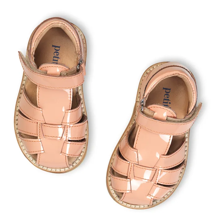 Petit Nord Sandales Scratchs Classic | Rose pâle