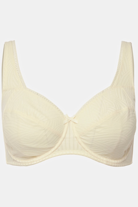 Bügel-BH, Spitze, Softcups, Rippjersey, Cup C - D