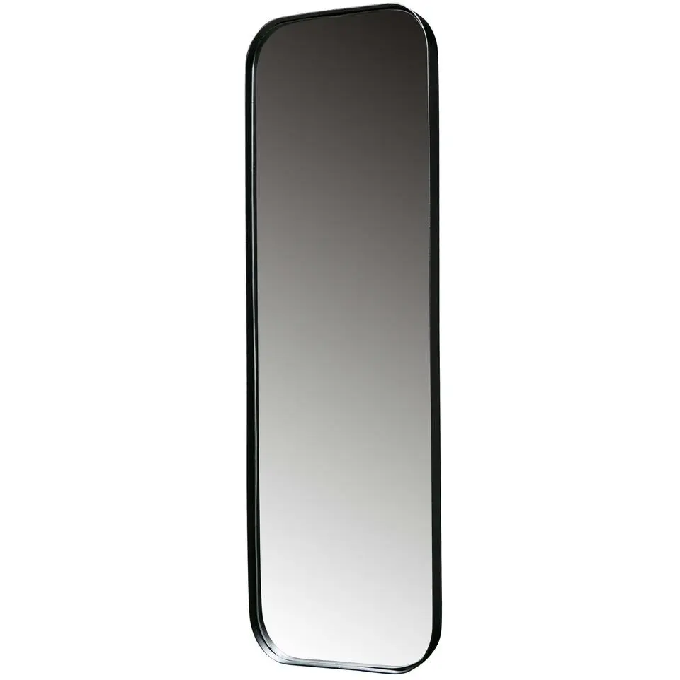 WOOOD Doutzen Spiegel - Metaal - Zwart - 170x40x5