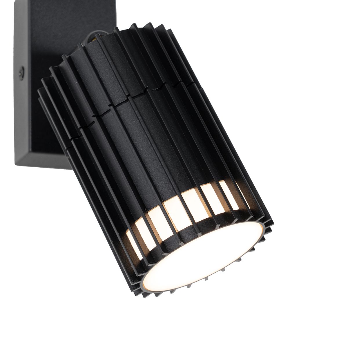 Design buiten plafondspot zwart IP44 - Boris