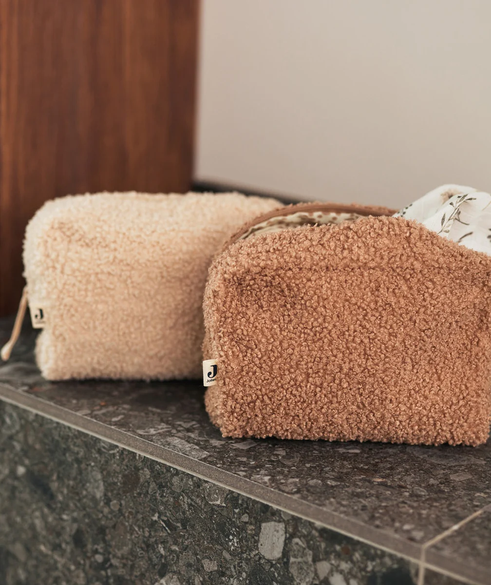 JOLLEINTROUSSE DE TOILETTE EN BOUCLETTES BEIGE