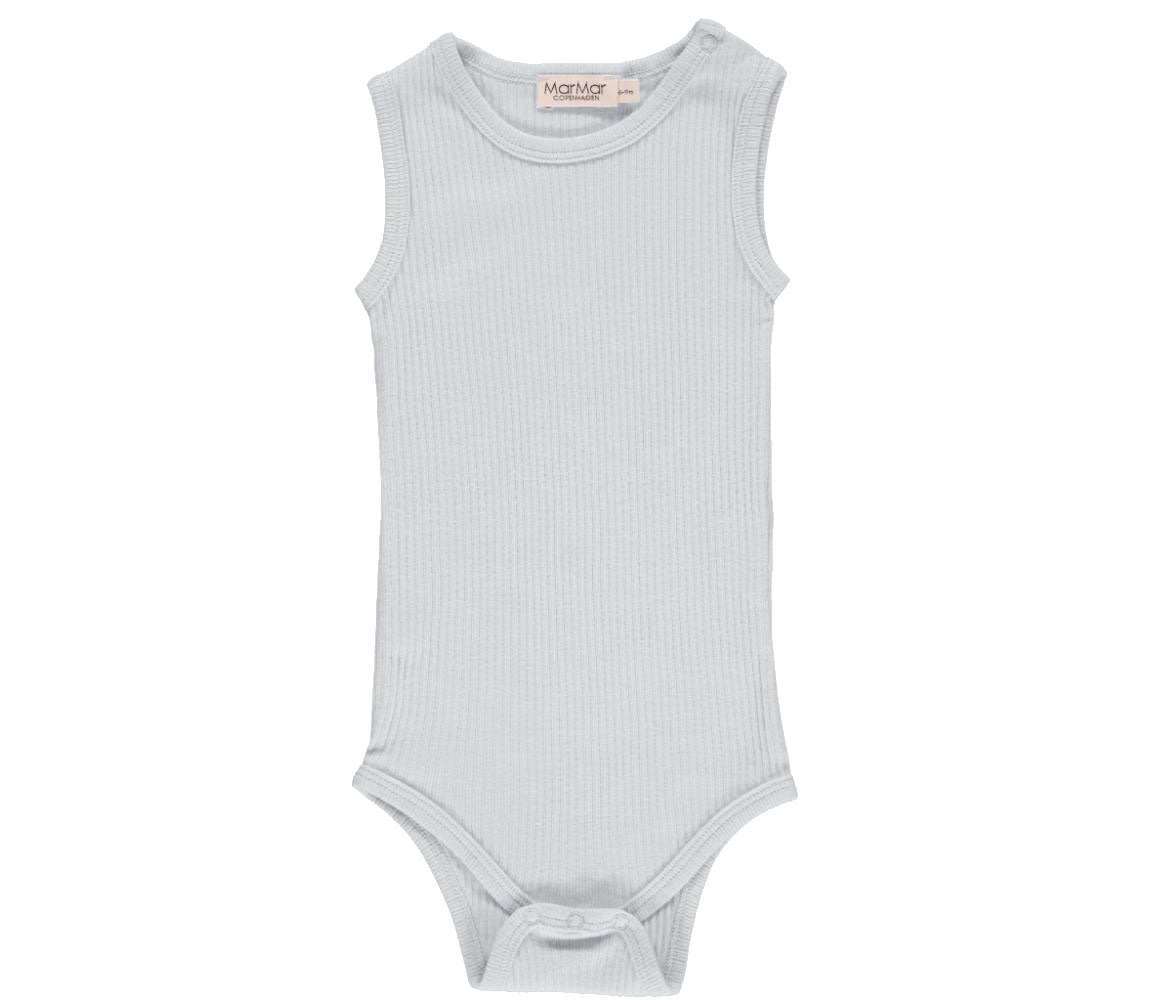 Body Sleeveless, Bodystocking - Pale Blue