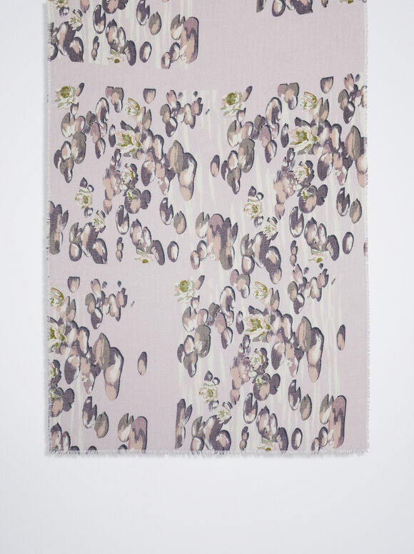 Pañuelo Con Estampado - Violeta