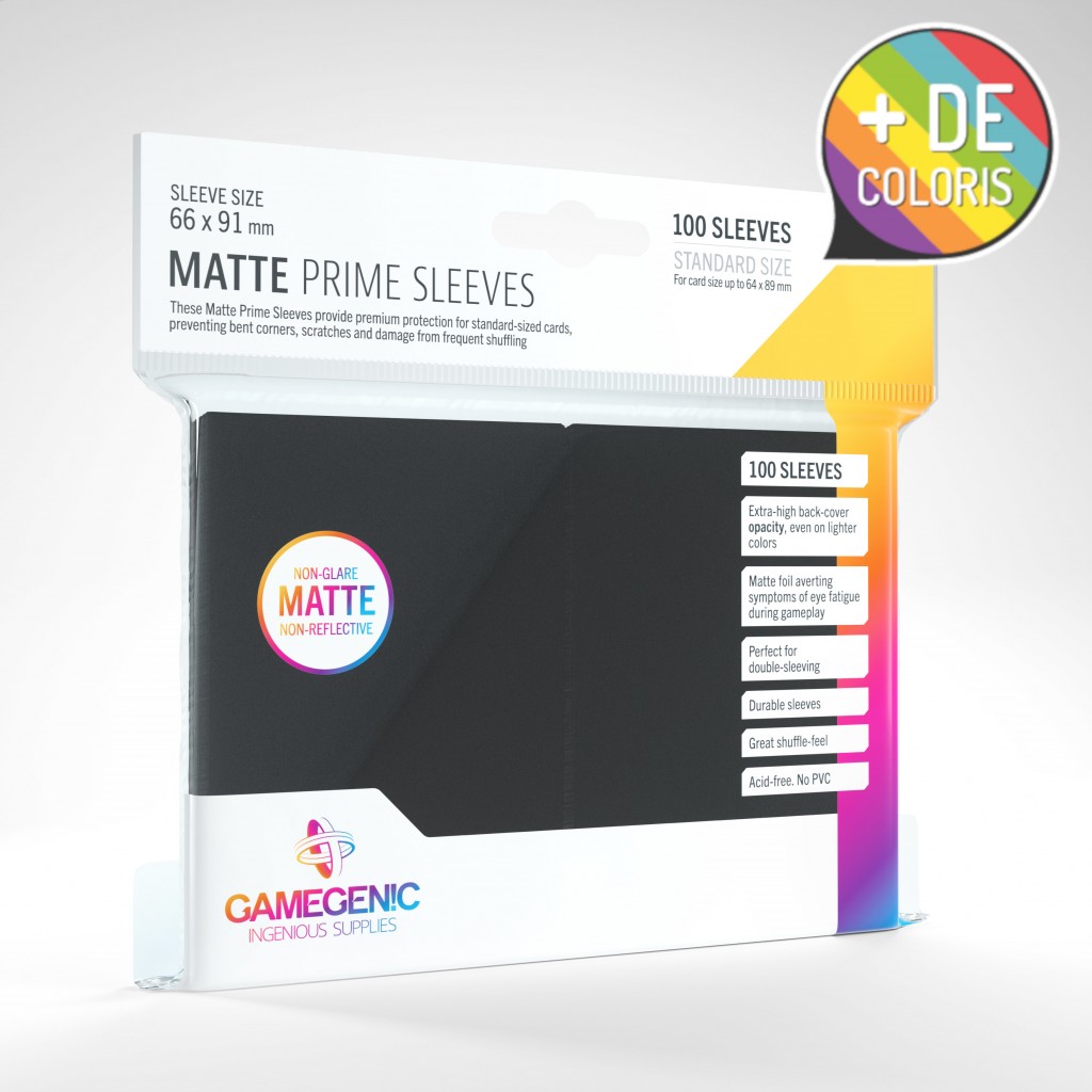 Gamegenic - MATTE Prime Sleeves - 66 x 91 mm
