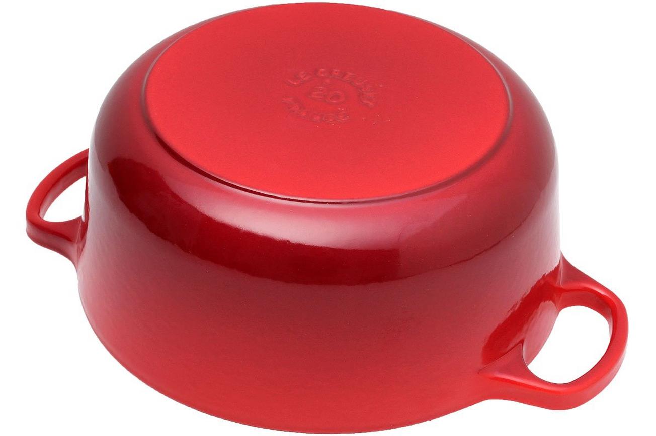 Le Creuset braadpan - cocotte 20cm, 2,4L rood