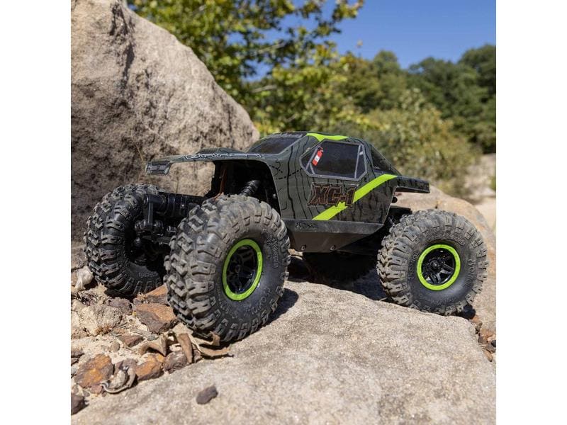 Axial Rock Crawler AX24 XC-1 4WS, Grün, RTR, 1:24 Mini Crawler mit Allrad Lenkung