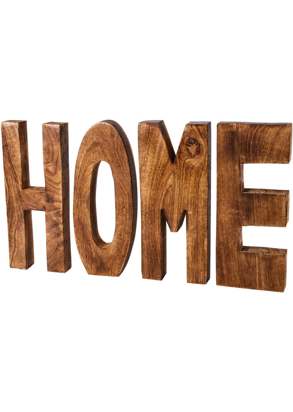 Objet déco lettres HOME (Ens. 4 pces.)