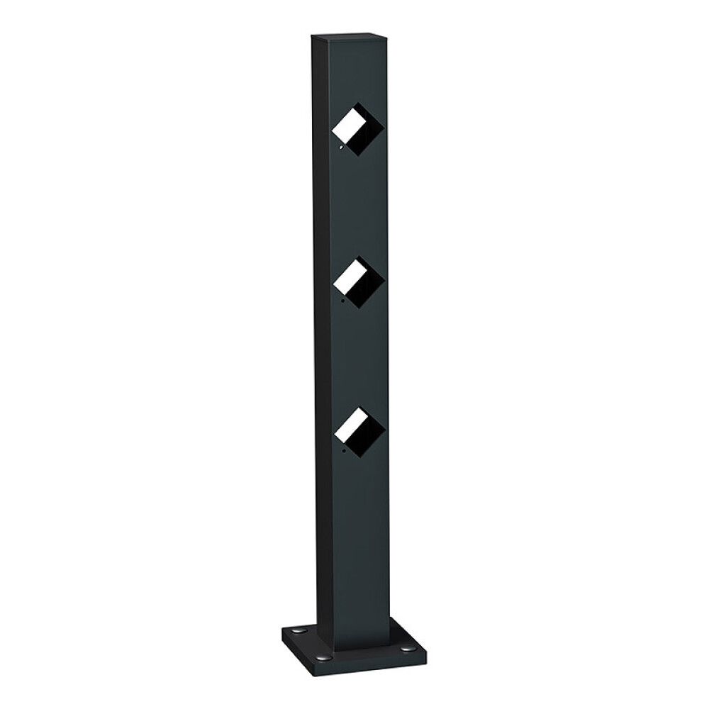 GJERDESTOLPE RECAL MÖCKELN MELLOMSTOLPE SVART 745MM