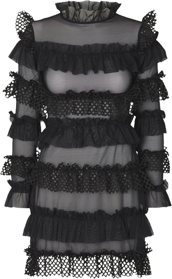 OW Collection GRACE Dress Black caviar