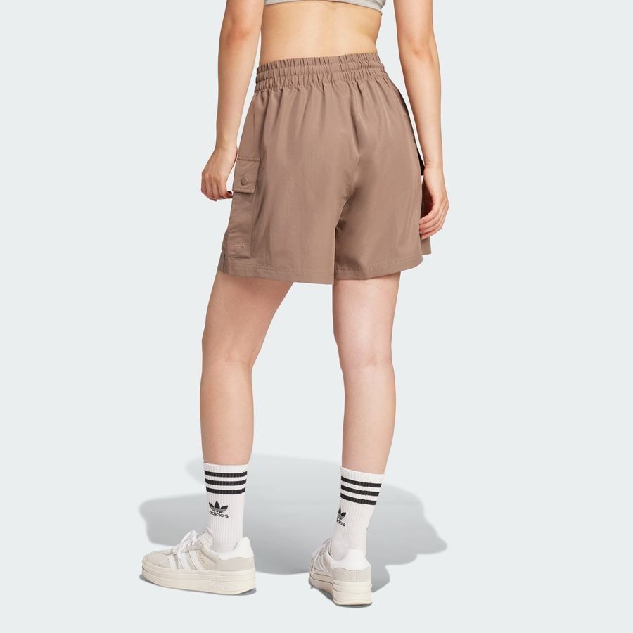Adidas Original Essentials Woven High-Waist Cargo Shorts