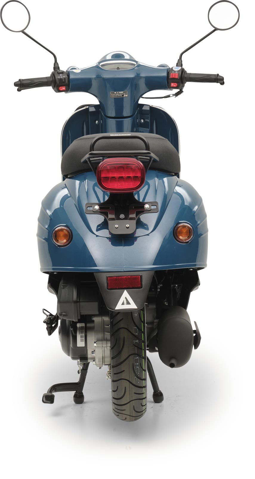 Motorroller Retro Luna Ozeanblau 50ccm 45 kmh Moped Scooter