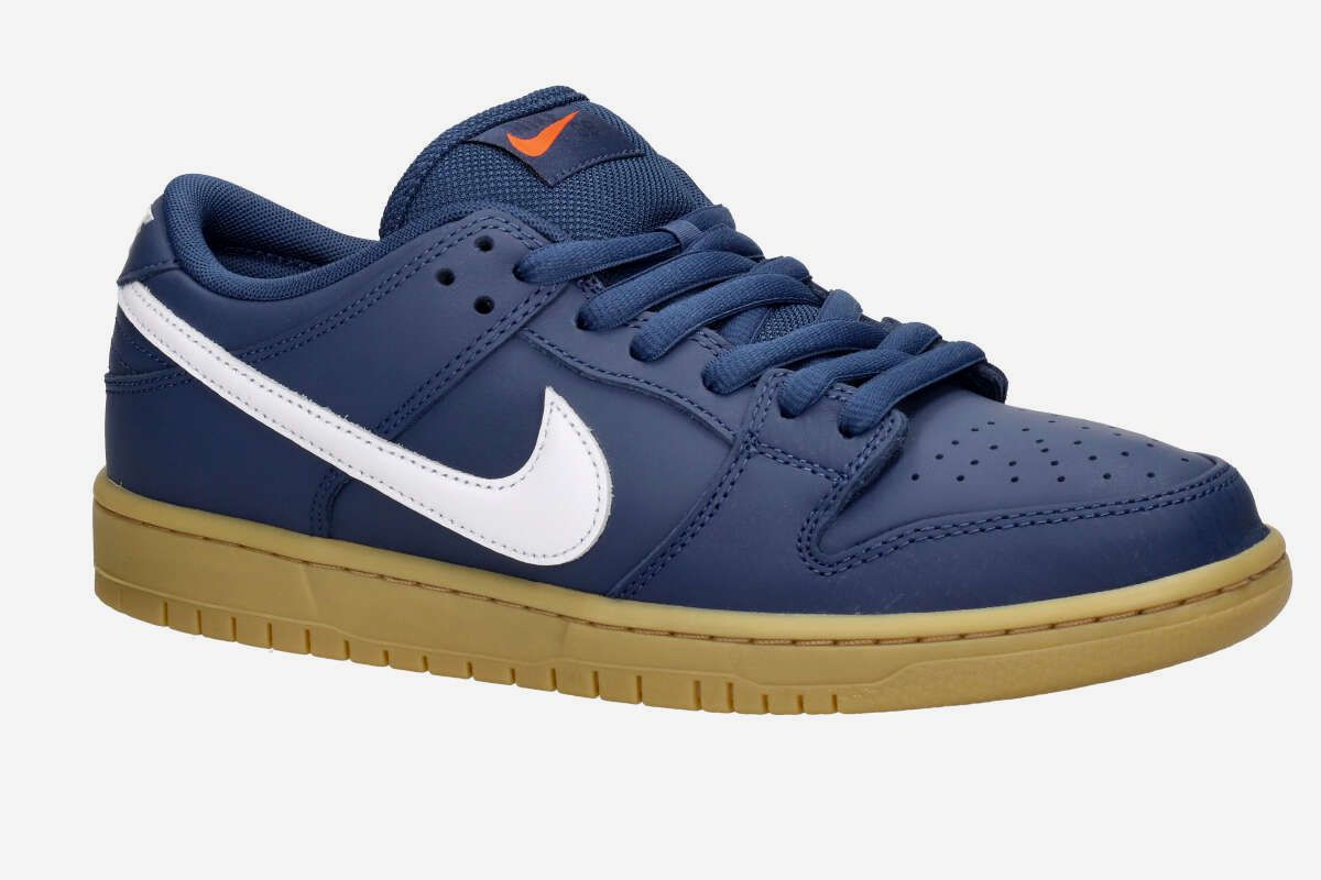 Nike SB Dunk Low Pro Iso Schuh (navy white navy gum)