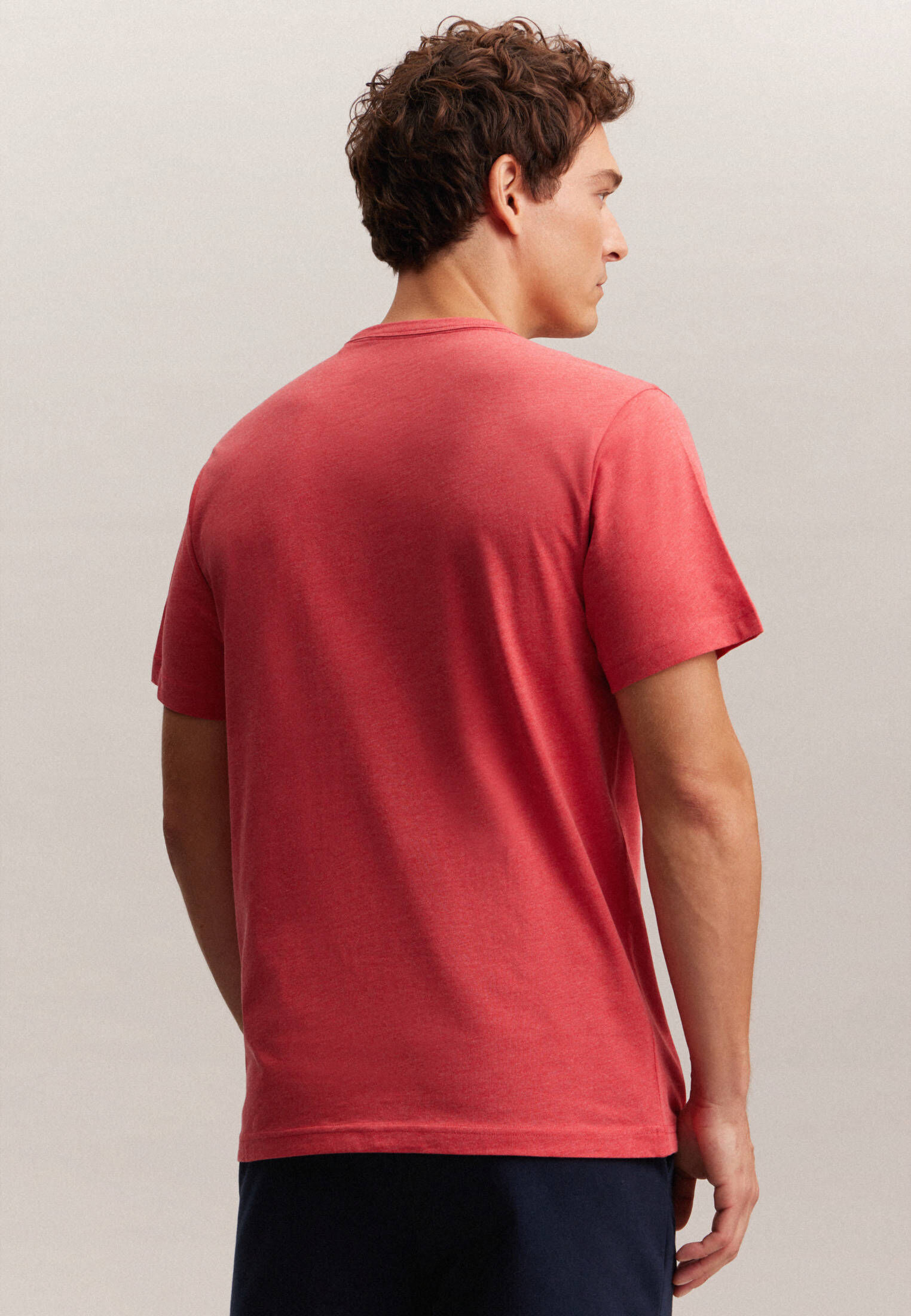 Seidensticker| Herren T-Shirt Schwarze Rose